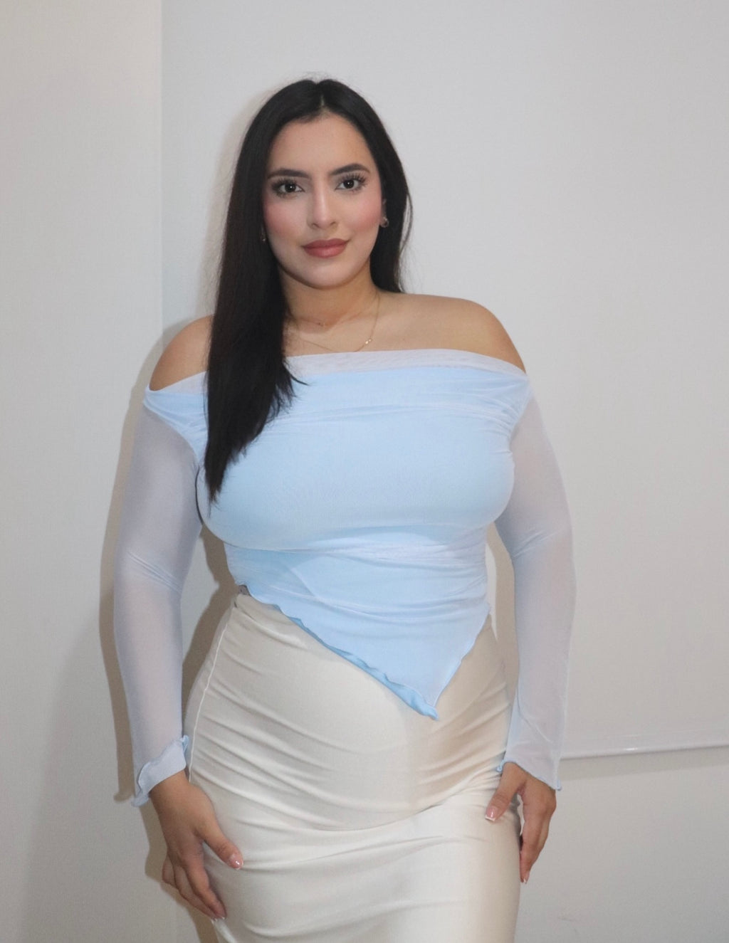 Blusa Brisa Baby Blue